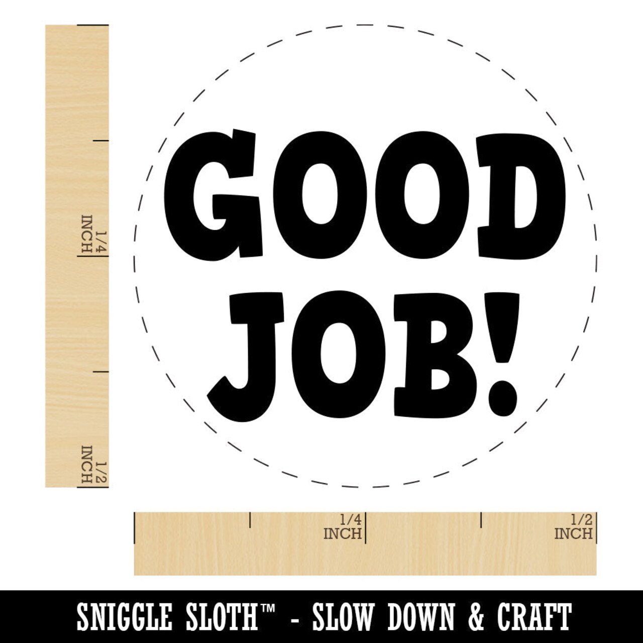 Good Job Teacher School Rubber Stamp for Stamping Crafting Planners